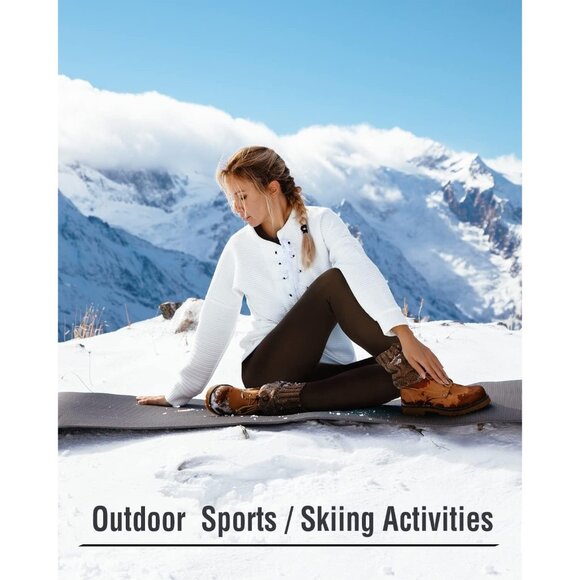 Winter Warm Fleece Pantyhose Wine Legging Women Thick Thermal Velvet Tights Wear - Picture 5 of 6